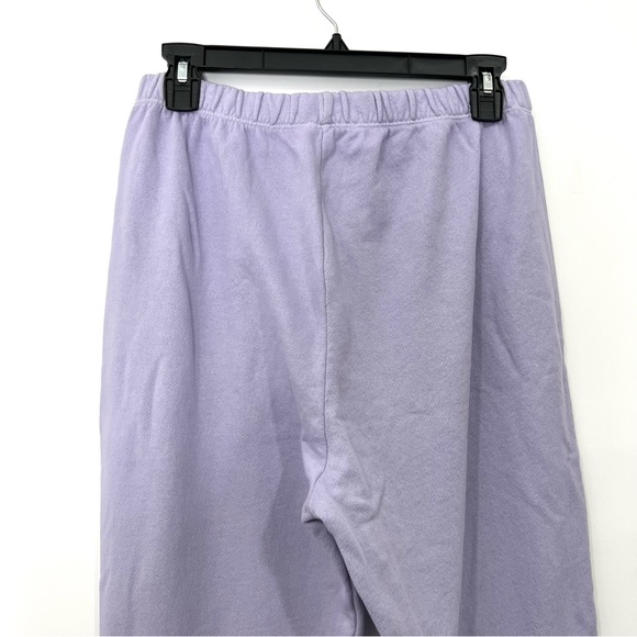 Topshop Lilac Flared Soft Jersey Trousers - Picture 6 of 11
